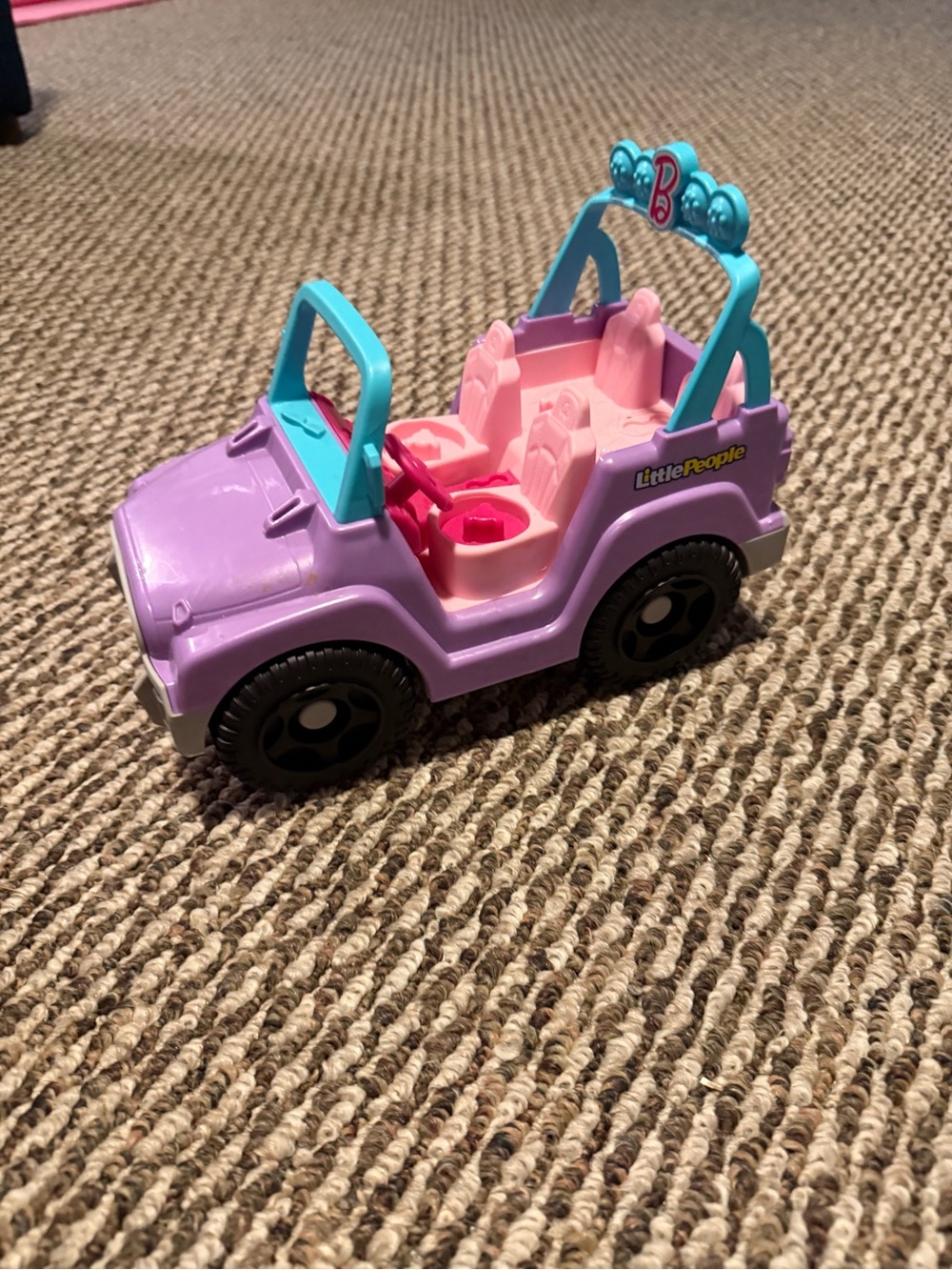 Little People Pink & Purple Adventure Jeep Toy
